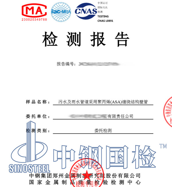 雨污水管檢測報告