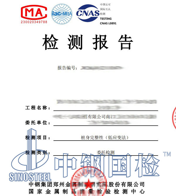 基樁低應(yīng)變檢測報(bào)告